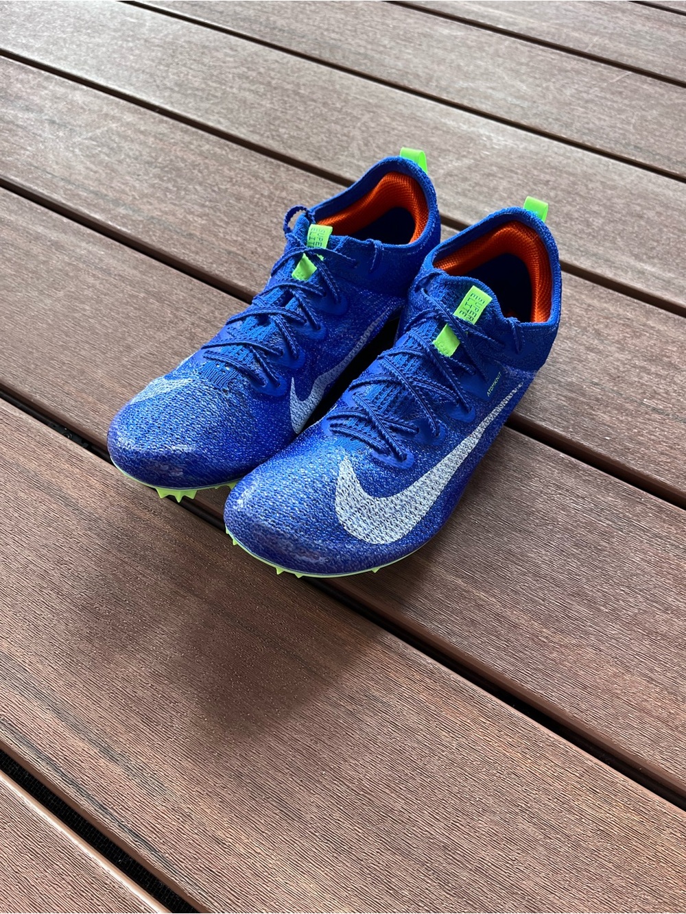 NEW Nike Zoom Superfly Elite 2 Men's Size 8 Track Sprint Spikes Blue